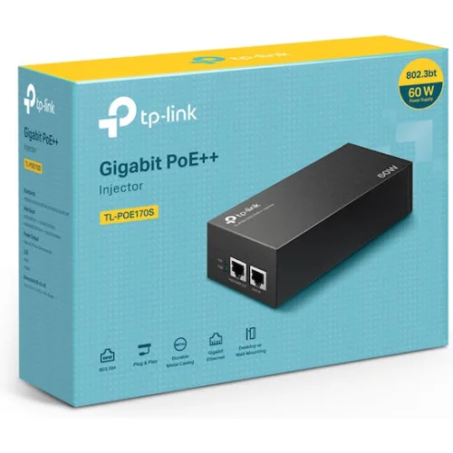 TP-LINK TL-POE170S v1 PoE++ Injector
