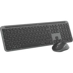 Logitech Signature Slim Combo MK950 Ασύρματο Bluetooth Σετ Πληκτρολόγιο & Ποντίκι Αγγλικό US