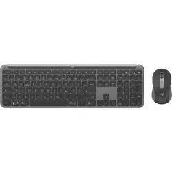 Logitech Signature Slim Combo MK950 Ασύρματο Bluetooth Σετ Πληκτρολόγιο & Ποντίκι Αγγλικό US