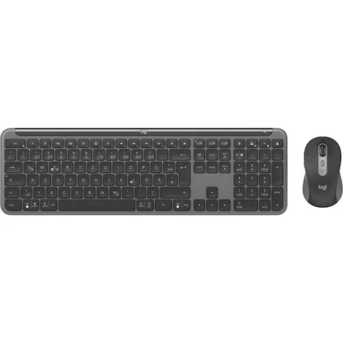 Logitech Signature Slim Combo MK950 Ασύρματο Bluetooth Σετ Πληκτρολόγιο & Ποντίκι Αγγλικό US