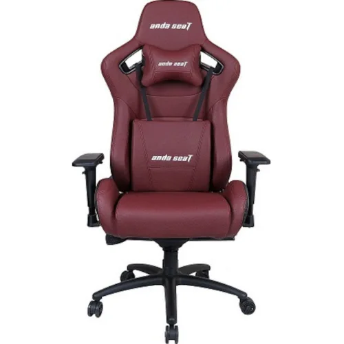 Anda Seat AD12XL Kaiser II Καρέκλα Gaming Δερματίνης με Ρυθμιζόμενα Μπράτσα Maroon