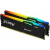 Kingston Fury Beast RGB DDR5 16GB RAM με 2x8GB Modules και Ταχύτητα 5200 για DesktopΚωδικός: KF552C40BBAK2-16