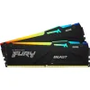 Kingston Fury Beast RGB DDR5 16GB RAM με 2x8GB Modules και Ταχύτητα 5200 για DesktopΚωδικός: KF552C40BBAK2-16