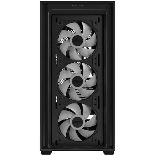 Asus A21 PLUS Gaming Mini Tower Κουτί Υπολογιστή με Πλαϊνό Παράθυρο Μαύρο