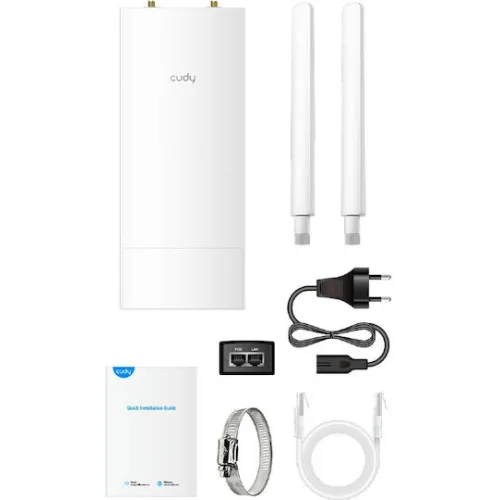 Cudy AP3000 AX3000 Outdoor Access Point Wi‑Fi 6 Dual Band (2.4 & 5GHz) για Εξωτερική Τοποθέτηση