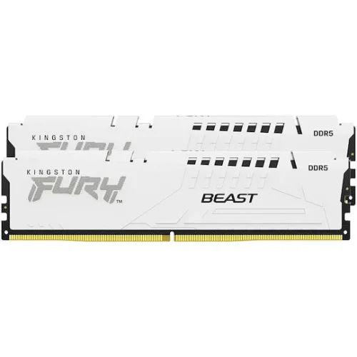 Kingston Fury Beast DDR5 32GB RAM με 2x16GB Modules και Ταχύτητα 6000 για DesktopΚωδικός: KF560C36BWE2K2-32