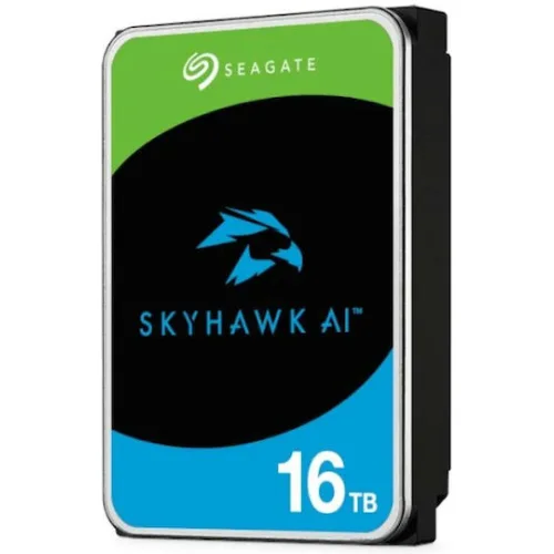 Seagate SkyHawk AI 16TB HDD Σκληρός Δίσκος 3.5" SATA III 7200rpm για Server ST16000VE004