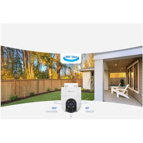 Ezviz H8C IP Κάμερα Παρακολούθησης Full HD+ 4MP Αδιάβροχη με Ηχείο και Φακό 4mm