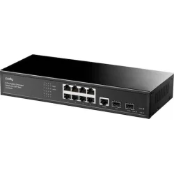 CUDY Switch GS2008PS2 8-GbE PoE L2 Managed with 2-SFP