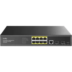 CUDY Switch GS2008PS2 8-GbE PoE L2 Managed with 2-SFP