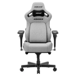 ANDA SEAT Gaming Chair KAISER-4 V2 XL Grey Fabric with 6D Armrest