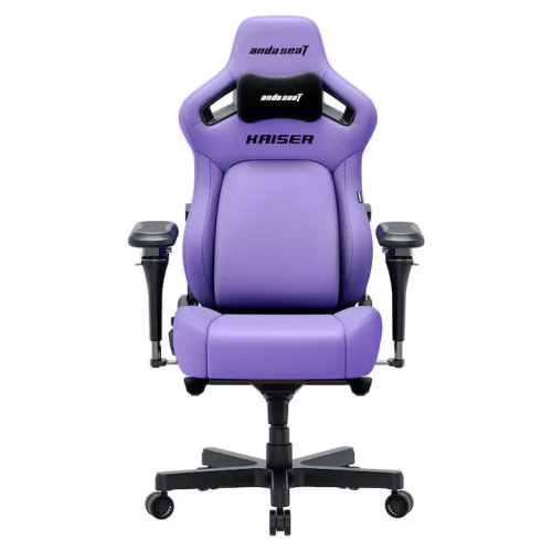 Anda Seat Kaiser 4 V2 XL Καρέκλα Gaming Δερματίνης με Ρυθμιζόμενα Μπράτσα Μωβ