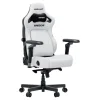 Anda Seat Kaiser-4 V2 XL Καρέκλα Gaming Δερματίνης με Ρυθμιζόμενα Μπράτσα Λευκή