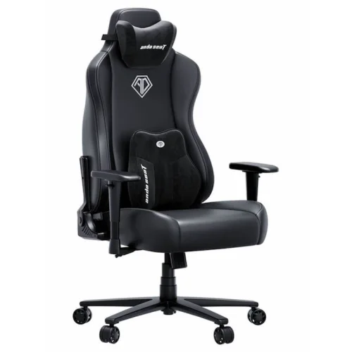 Anda Seat Novis Ultra XL Καρέκλα Gaming Δερματίνης με Ρυθμιζόμενα Μπράτσα Μαύρη