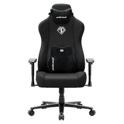Anda Seat Novis Ultra XL Υφασμάτινη Καρέκλα Gaming με Ρυθμιζόμενα Μπράτσα Μαύρη