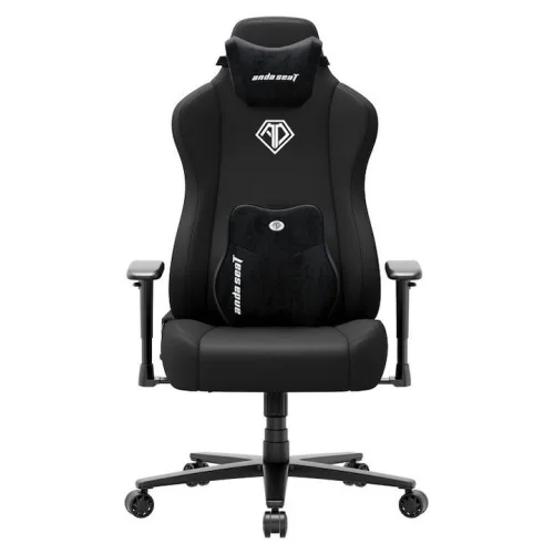 Anda Seat Novis Ultra XL Υφασμάτινη Καρέκλα Gaming με Ρυθμιζόμενα Μπράτσα Μαύρη