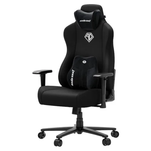 Anda Seat Novis Ultra XL Υφασμάτινη Καρέκλα Gaming με Ρυθμιζόμενα Μπράτσα Μαύρη