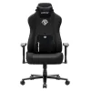 Anda Seat Novis Ultra XL Υφασμάτινη Καρέκλα Gaming με Ρυθμιζόμενα Μπράτσα Μαύρη