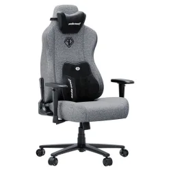 Anda Seat Novis Ultra XL Υφασμάτινη Καρέκλα Gaming με Ρυθμιζόμενα Μπράτσα Γκρι