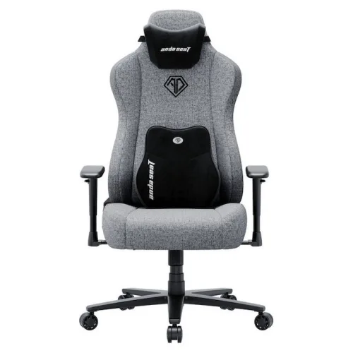 Anda Seat Novis Ultra XL Υφασμάτινη Καρέκλα Gaming με Ρυθμιζόμενα Μπράτσα Γκρι