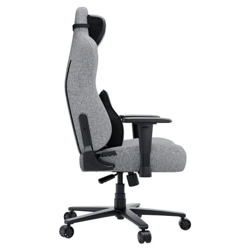 Anda Seat Novis Ultra XL Υφασμάτινη Καρέκλα Gaming με Ρυθμιζόμενα Μπράτσα Γκρι