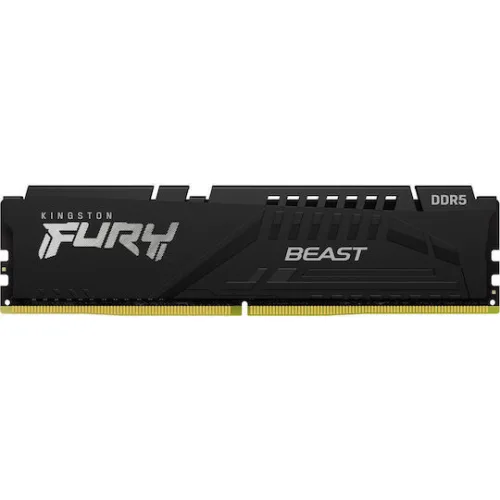 Kingston Fury Beast DDR5 με Module 1x16GB και Ταχύτητα 6400 για DesktopΚωδικός: KF564C32BBE-16
