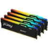 Kingston Fury Beast RGB DDR5 64GB RAM με 4x16GB Modules και Ταχύτητα 6000 για DesktopΚωδικός: KF560C40BBAK4-64