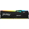 Kingston Fury Beast RGB DDR5 64GB RAM με 4x16GB Modules και Ταχύτητα 6000 για DesktopΚωδικός: KF560C40BBAK4-64