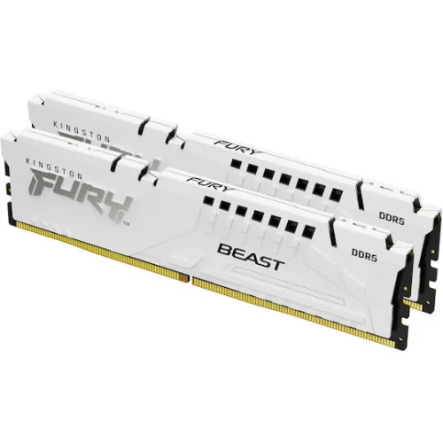 Kingston Fury Beast DDR5 με Module 1x32GB και Ταχύτητα 6000 για DesktopΚωδικός: KF560C30BWEK2-32