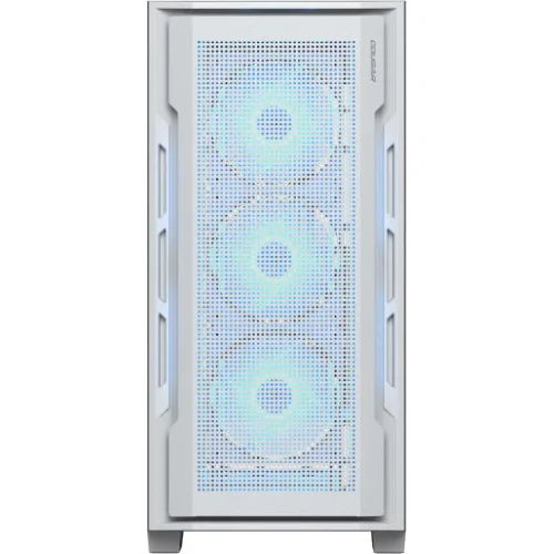 Cougar Uniface RGB Gaming Midi Tower Κουτί Υπολογιστή με Πλαϊνό Παράθυρο Λευκό