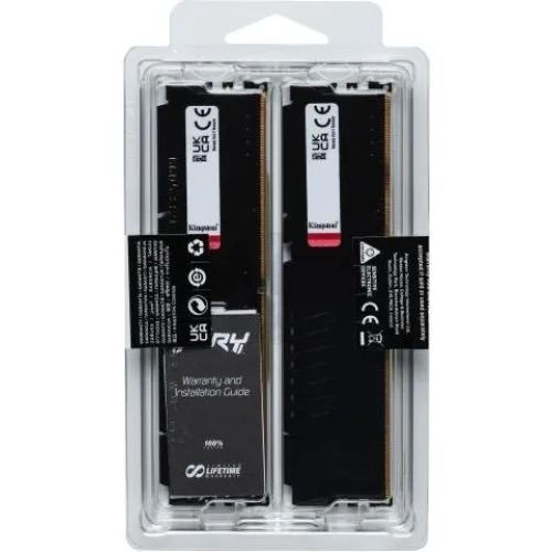 Kingston FURY Beast DDR5 16GB RAM με 2x8GB Modules και Ταχύτητα 6000 για DesktopΚωδικός: KF560C30BBEK2-16