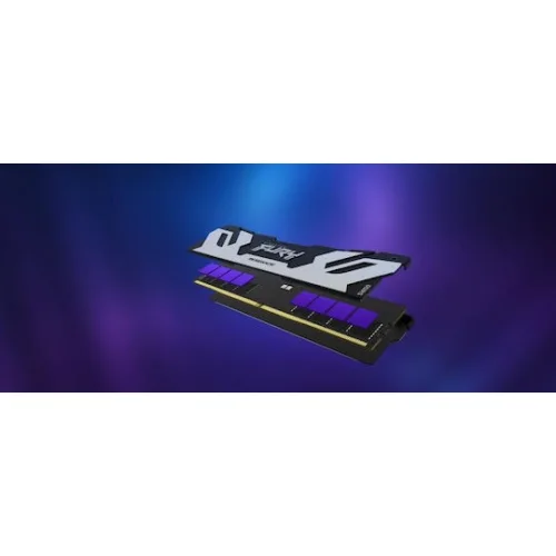 Kingston Fury Renegade Silver DDR5 32GB RAM με 2x16GB Modules και Ταχύτητα 6400 για DesktopΚωδικός: KF564C32RSK2/32