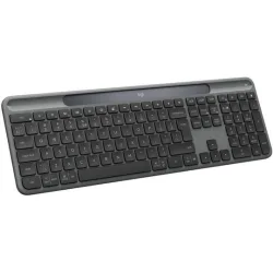 Logitech Signature Slim Solar+ K980 for Business Ασύρματο Bluetooth Πληκτρολόγιο Αγγλικό US Συμβατό με Mac