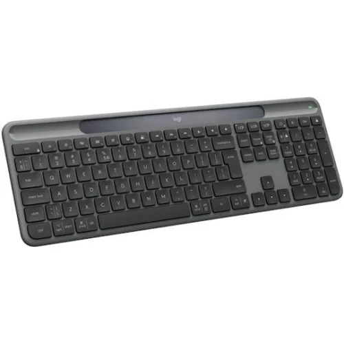 Logitech Signature Slim Solar+ K980 for Business Ασύρματο Bluetooth Πληκτρολόγιο Αγγλικό US Συμβατό με Mac