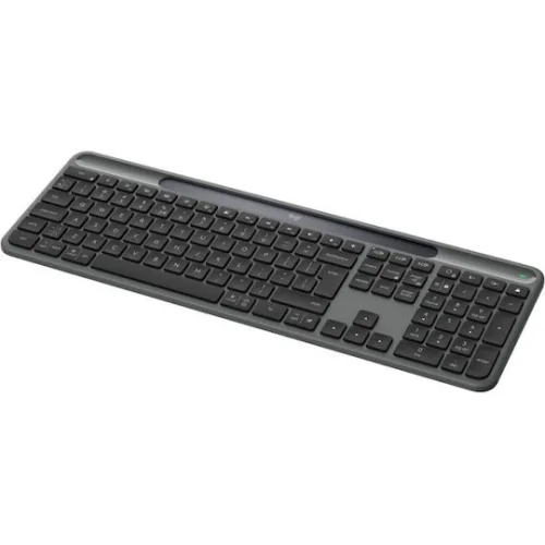 Logitech Signature Slim Solar+ K980 for Business Ασύρματο Bluetooth Πληκτρολόγιο Αγγλικό US Συμβατό με Mac