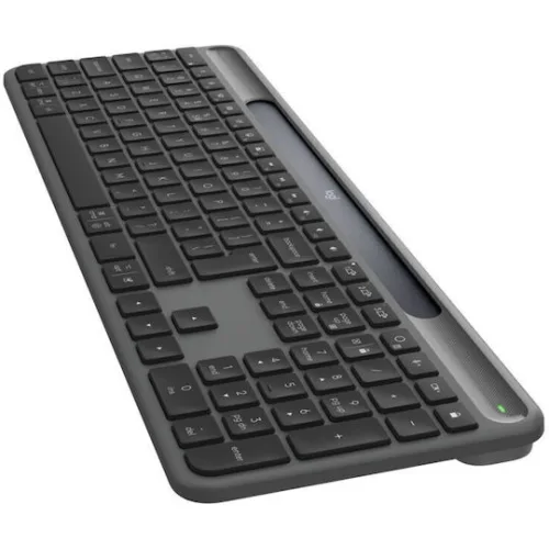 Logitech Signature Slim Solar+ K980 for Business Ασύρματο Bluetooth Πληκτρολόγιο Αγγλικό US Συμβατό με Mac