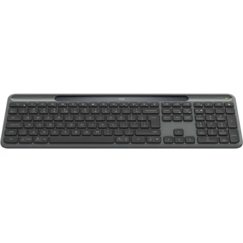 Logitech Signature Slim Solar+ K980 for Business Ασύρματο Bluetooth Πληκτρολόγιο Αγγλικό US Συμβατό με Mac