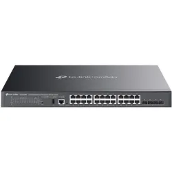 TP-LINK SG5428XMPP v1 Managed L3 PoE++ Switch με 24 Θύρες Gigabit (1Gbps) Ethernet και 4 SFP Θύρες