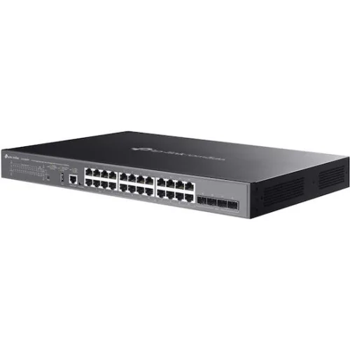 TP-LINK SG5428XMPP v1 Managed L3 PoE++ Switch με 24 Θύρες Gigabit (1Gbps) Ethernet και 4 SFP Θύρες