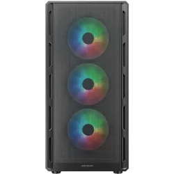 Cougar Airface Pure Rgb Gaming Midi Tower Κουτί Υπολογιστή με RGB Φωτισμό Μαύρο