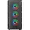 Cougar Airface Pure Rgb Gaming Midi Tower Κουτί Υπολογιστή με RGB Φωτισμό Μαύρο