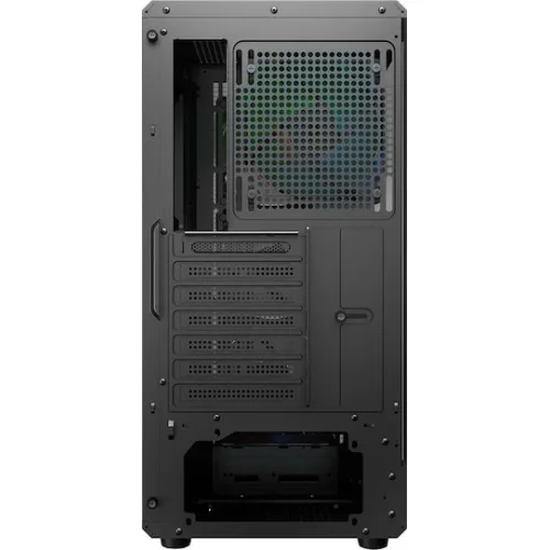 Cougar Airface Pure Rgb Gaming Midi Tower Κουτί Υπολογιστή με RGB Φωτισμό Μαύρο