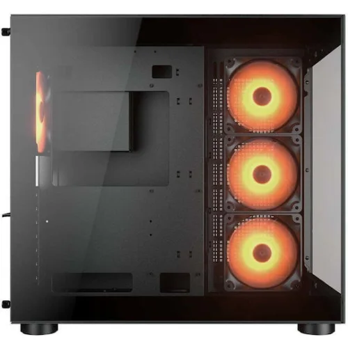 Cougar FV150 MINI Gaming Mini Tower Κουτί Υπολογιστή με Πλαϊνό Παράθυρο Μαύρο