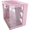 Cougar FV150 MINI Gaming Mini Tower Κουτί Υπολογιστή με Πλαϊνό Παράθυρο Ροζ