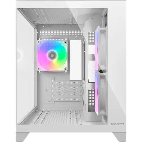 Cougar FV150 MINI Gaming Mini Tower Κουτί Υπολογιστή με Πλαϊνό Παράθυρο Λευκό