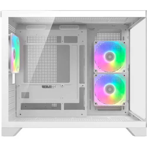 Cougar FV150 MINI Gaming Mini Tower Κουτί Υπολογιστή με Πλαϊνό Παράθυρο Λευκό