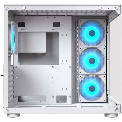 Cougar FV150 MINI Gaming Mini Tower Κουτί Υπολογιστή με Πλαϊνό Παράθυρο Λευκό