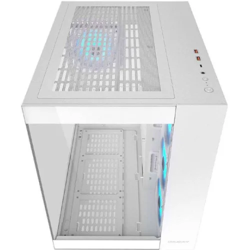 Cougar FV150 MINI Gaming Mini Tower Κουτί Υπολογιστή με Πλαϊνό Παράθυρο Λευκό