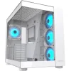 Cougar FV150 MINI Gaming Mini Tower Κουτί Υπολογιστή με Πλαϊνό Παράθυρο Λευκό