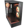 Cougar CFV235 Gaming Midi Tower Κουτί Υπολογιστή με Πλαϊνό Παράθυρο και RGB Φωτισμό Μαύρο